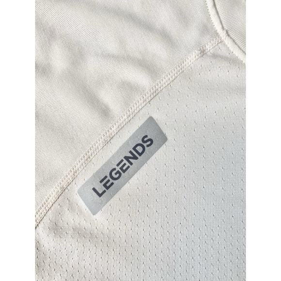 Legends ENZO Shirt Mens Medium Training Athletic Performance Gym Ivory Tee - Picture 4 of 10